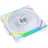 Lian Li Uni Fan SL120 Inalámbrico RGB Flujo Inverso PWM Blanco 120mm