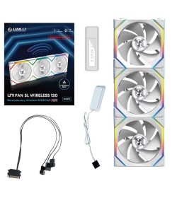 Lian Li Uni Fan SL120 Inalámbrico RGB Flujo Inverso PWM Blanco Pack