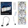 Lian Li Uni Fan SL120 Inalámbrico RGB Flujo Inverso PWM Blanco Pack