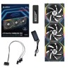 Lian Li Uni Fan SL120 Inalámbrico RGB Flujo Inverso PWM 120mm Pack 3ud