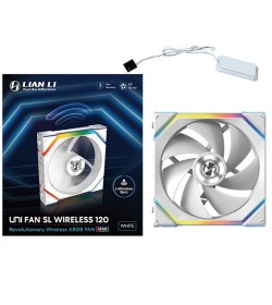 Lian Li Uni Fan SL120 Inalámbrico RGB PWM Blanco 120mm