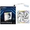 Lian Li Uni Fan SL120 Inalámbrico RGB PWM Blanco 120mm