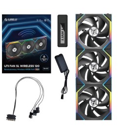 Lian Li Uni Fan SL120 Inalámbrico RGB PWM 120mm (Pack 3uds)