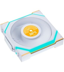 Lian Li Uni Fan SL120 LCD Inalámbrico RGB Flujo Inverso PWM Blanco 120