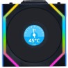 Lian Li Uni Fan SL120 LCD Inalámbrico RGB Flujo Inverso PWM Negro 120m