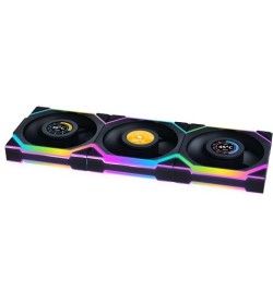 Lian Li Uni Fan SL120 LCD Inalámbrico RGB Flujo Inverso PWM 120mm Pack