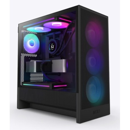 NZXT H5 Flow RGB Negra 2024 E-ATX