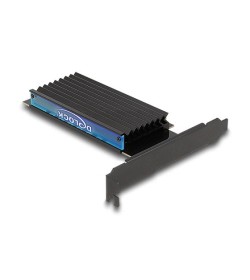 Delock Tarjeta PCIe x4 a 1 puertos M.2 con Disipador RGB