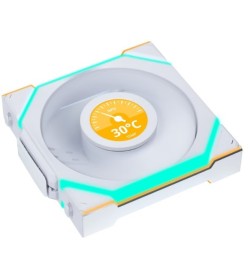 Lian Li Uni Fan SL120 LCD Inalámbrico RGB PWM Blanco 120mm