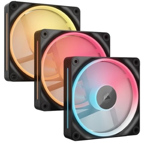 Corsair iCUE Link LX120-R RGB Flujo Inverso 120mm (Pack 3uds)