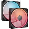 Corsair iCUE Link LX140-R RGB Flujo Inverso 140mm (Pack 2uds)