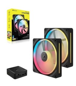 Corsair iCUE Link LX140-R RGB Flujo Inverso 140mm (Pack 2uds)