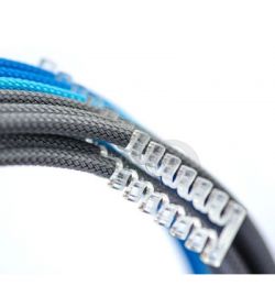 E22 Cable comb abierto 14 slots blanco 4mm