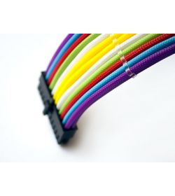 E22 Pack 5 cable comb cerrado 14 slots transparente 4mm