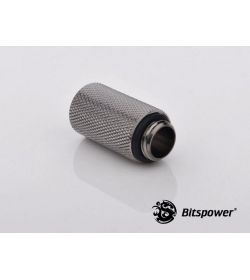 Bitspower Racord extensor 30 mm Negro brillante IG1/5