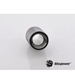 Bitspower Racord extensor 30 mm Negro brillante IG1/5