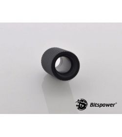 Bitspower Racord Extensor 30mm Negro Carbono IG1/4