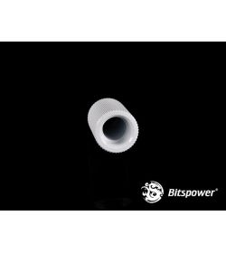 Bitspower Racord extensor 30mm Blanco Deluxe G1/5