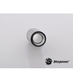 Bitspower Racord extensor 40mm Plata brillante IG1/5