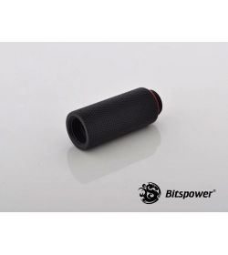 Bitspower Racord Extensor 40mm Negro Carbono IG1/4