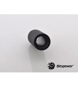 Bitspower Racord Extensor 40mm Negro Carbono IG1/4