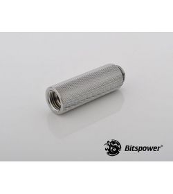 Bitspower Racord extensor 50mm Plata brillante IG1/5