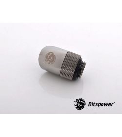 Bitspower Racord rotativo 45º Black Sparkle IG1/4