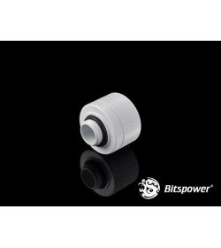 Bitspower Racord Compresión Blanco Deluxe CC5 V2 para Tubos ID 1/2 OD 3/4