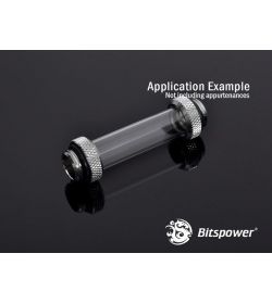 Bitspower Racord Adaptador Multifunción Mini C49 Plata Brillante