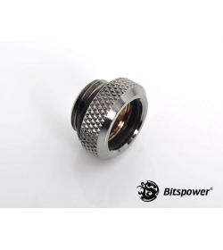 Bitspower Racord adaptador multifunción negro brillante Mini C49