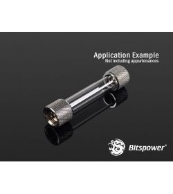 Bitspower Racord adaptador multifunción Plata brillante C69