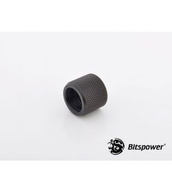 Bitspower Racord adaptador multifunción Negro carbono C69