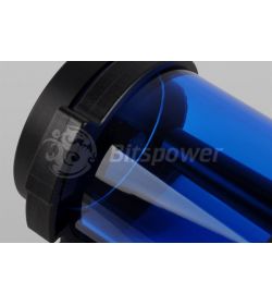 Bitspower Depósito Tanque de agua Z-Multi 80 ICE Blue Body & Black POM Cap