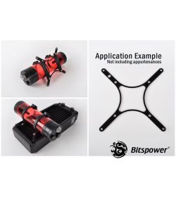 Bitspower (Ventilador 140mm) Soporte Depósito