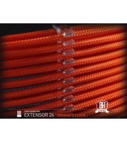 BHCustoms Extensor Cable ATX 24 pin M/H Naranja