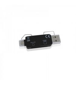 Approx APPC33 Adaptador MicroSD/SD/MMC a USB/Micro