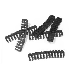 BH Custom cable comb abierto 24 slots negro