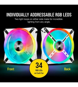 Corsair QL140 RGB iCUE Dual Pack + Node CORE 140mm