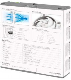 Arctic Cooling BioniX P140 Blanco 140mm