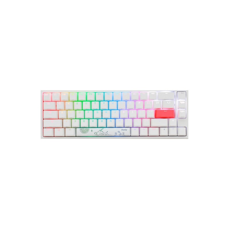 Ducky One 2 Sf Pure White Mx Brown Rgb