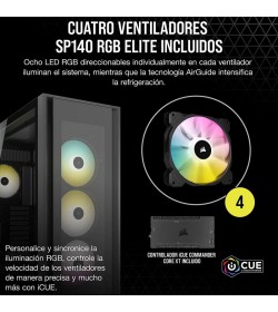 Corsair iCUE 7000X Cristal Templado RGB Negra