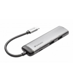 Verbatim Hub Multipuerto USB-C / USB 3.0 / HDMI