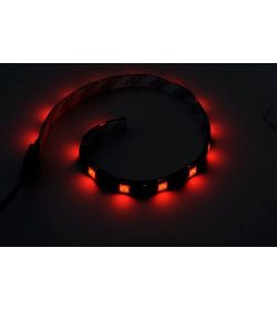 SilverStone LS01W. Cinta 15 Leds Verde 30cm