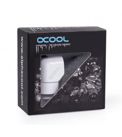 Alphacool Eiszapfen L-connector Rotary G1/4 - Blanco