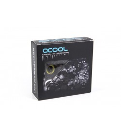 Alphacool Eiszapfen PRO 16mm, Racor para Tubo Rígido Negro