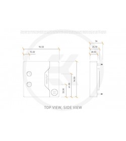 EKWB EK-Quantum Velocity 2 D-RGB - 1700 Full Nickel