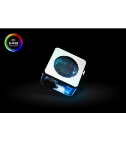 EK-Quantum Indicador de flujo D-RGB Niquel