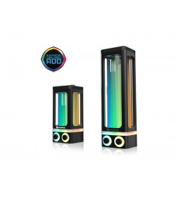 Raijintek Depósito ANTILA PURE R240A, 262,5mm, ARGB - negro