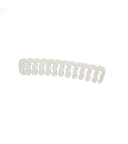 BHCustoms Cable Comb Abierto/Cerrado 24 Slots Transparente 4mm