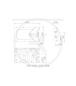 EKWB EK-Quantum Vector FE RTX 3090 D-RGB Active Backplate - Negro SE